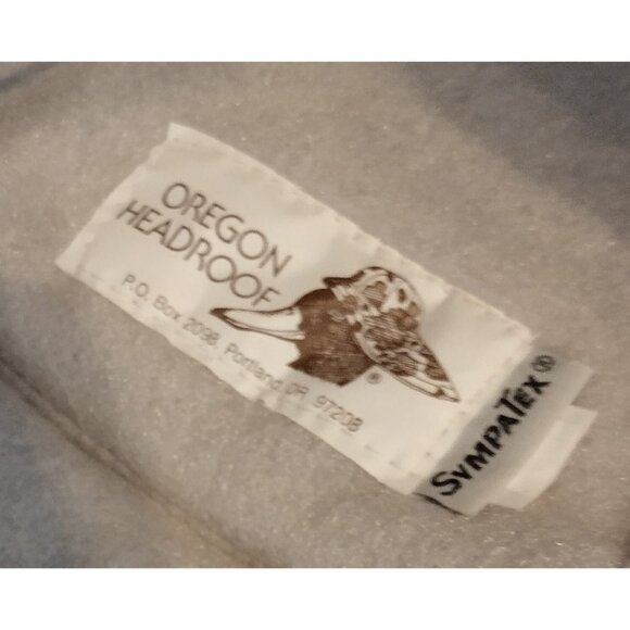 Oregon Headroof Vintage Deadstock SympaTex Rain Hat Blue with Drawstring Size L - Picture 3 of 9